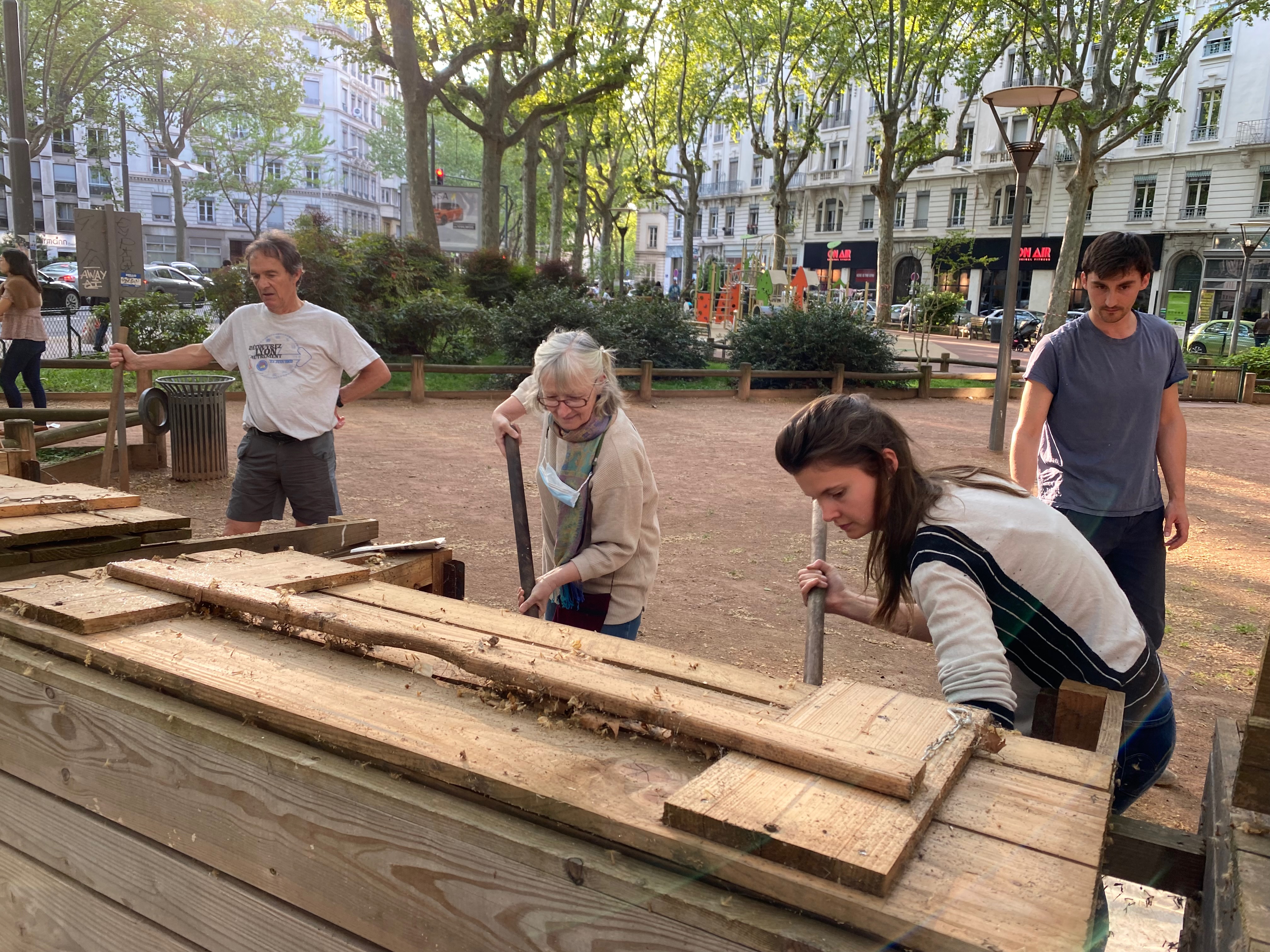 Retournement au composteur Briand